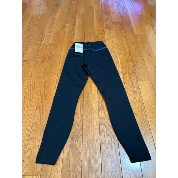 New Nike One Dri-FIT Training Leggings XS Women's Black Teal Athletic Pants - Picture 9 of 14